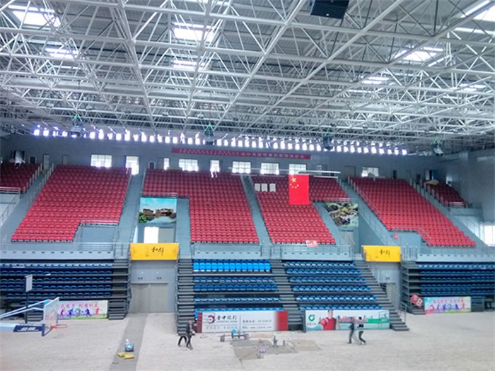 张家口电厂体育馆网架加工